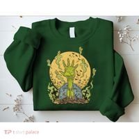 Zombie Hand Ghost Graveyard Sweatshirt thumb 2