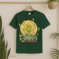 Zombie Hand Ghost Graveyard T-Shirt thumb 2