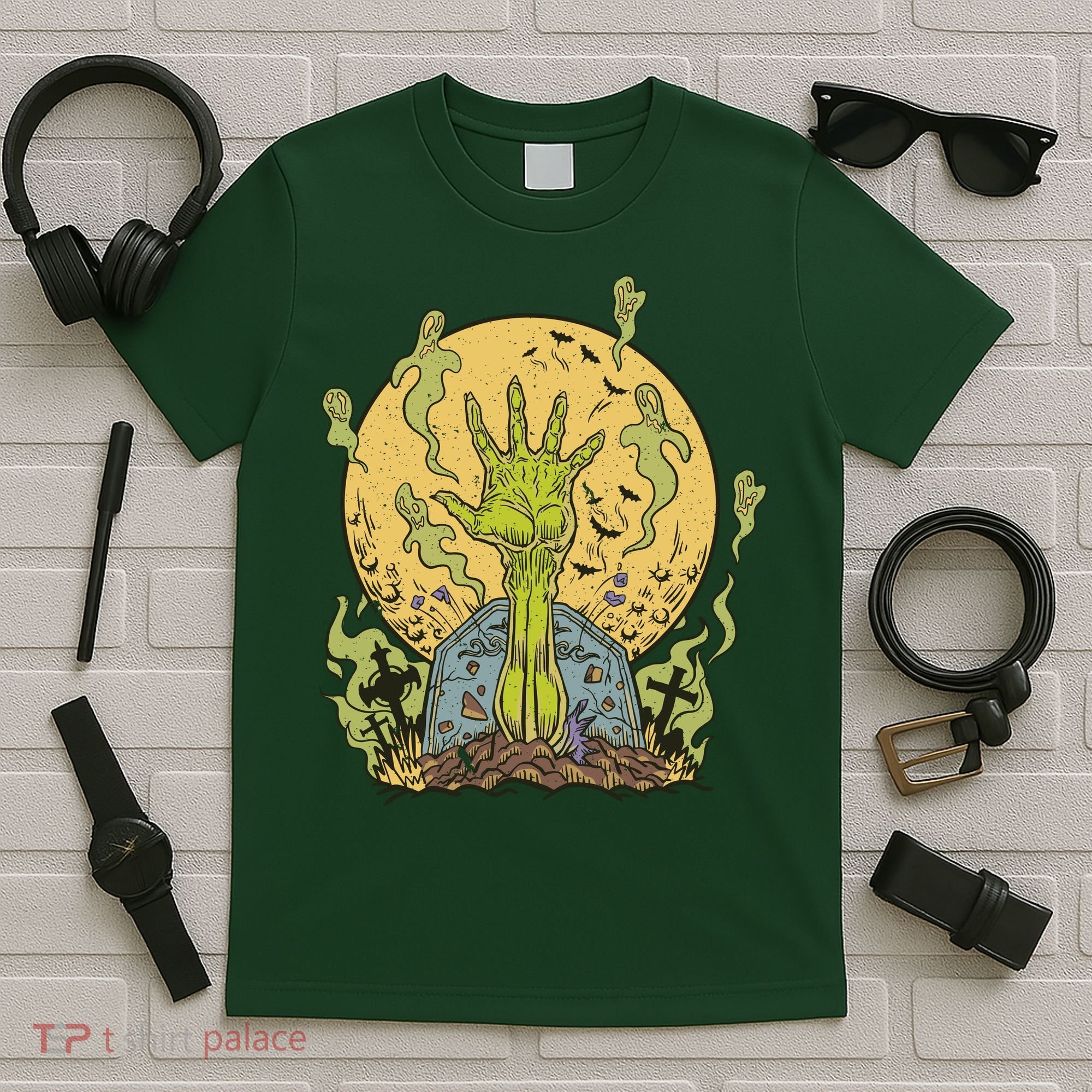 Zombie Hand Ghost Graveyard T-Shirt