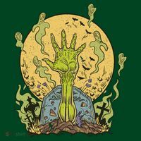Zombie Hand Ghost Graveyard Visor thumb 3