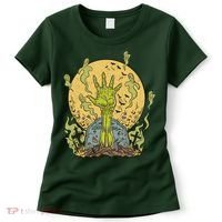 Zombie Hand Ghost Graveyard Women's T-Shirt thumb 0
