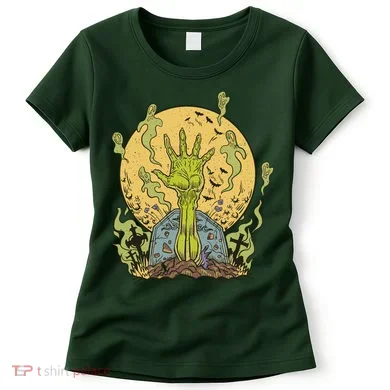 Zombie Hand Ghost Graveyard Women's T-Shirt