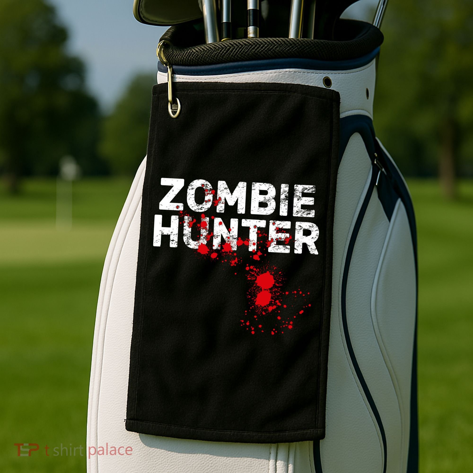 Zombie Hunter Golf Towel