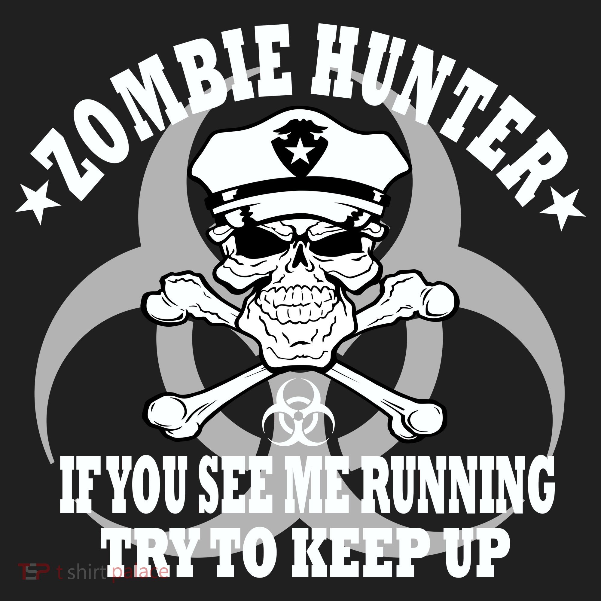 Zombie Hunter See Me Running Keep Up Women's Sweatshirt
