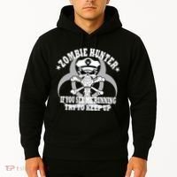 Zombie Hunter See Me Running Keep Up Hoodie thumb 2