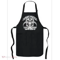 Zombie Hunter See Me Running Keep Up Apron thumb 0