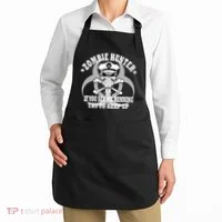 Zombie Hunter See Me Running Keep Up Apron thumb 2