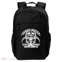 Zombie Hunter See Me Running Keep Up Backpack thumb 0