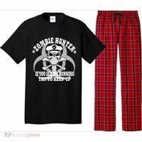 Zombie Hunter See Me Running Keep Up Pajama Set thumb 0