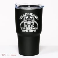 Zombie Hunter See Me Running Keep Up Tumbler thumb 0