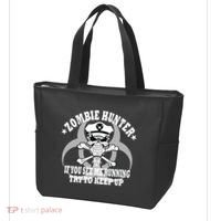 Zombie Hunter See Me Running Keep Up Tote Bag thumb 3