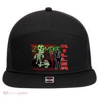 Zombie Killer 7 Panel Mesh Trucker Snapback Hat thumb 0