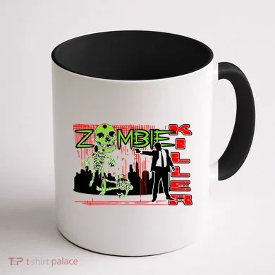Zombie Killer Coffee Mug back