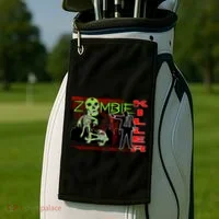 Zombie Killer Golf Towel thumb 2