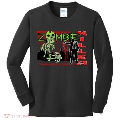 Zombie Killer Kids Long Sleeve Shirt