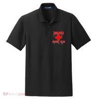 Zombie Rescue Team Dry Zone Grid Polo thumb 0