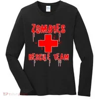 Zombie Rescue Team Women's Long Sleeve Shirt thumb 0