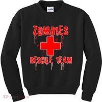 Zombie Rescue Team Kids Sweatshirt thumb 0