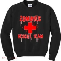 Zombie Rescue Team Kids Sweatshirt thumb 0
