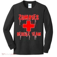 Zombie Rescue Team Kids Long Sleeve Shirt thumb 0