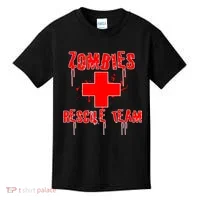 Zombie Rescue Team Kids T-Shirt thumb 0