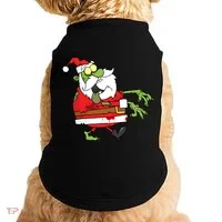 Zombie Santa Doggie Tank thumb 0