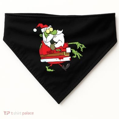 Zombie Santa USA-Made Doggie Bandana