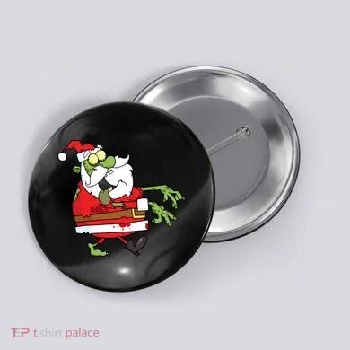 Zombie Santa Button