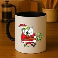 Zombie Santa Coffee Mug thumb 4