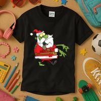 Zombie Santa Kids T-Shirt thumb 3