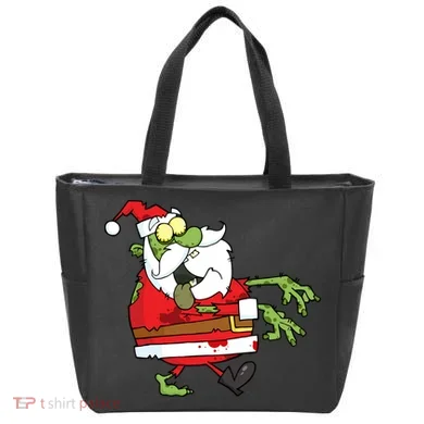 Zombie Santa Tote Bag