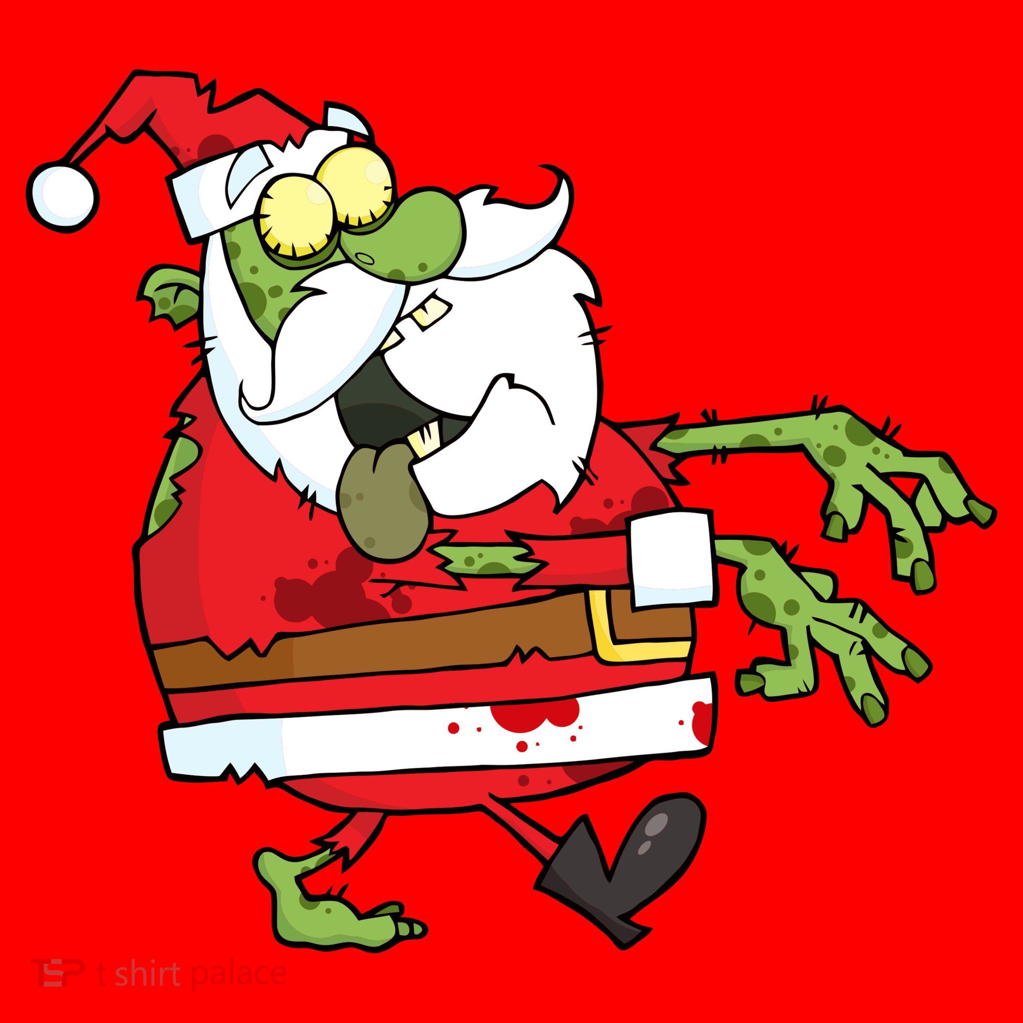 Zombie Santa Santa Hat