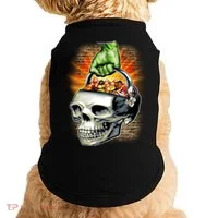 Zombie Skull Candy Bucket Doggie Tank thumb 0