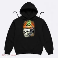 Zombie Skull Candy Bucket Hoodie thumb 0