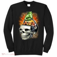 Zombie Skull Candy Bucket Sweatshirt thumb 0