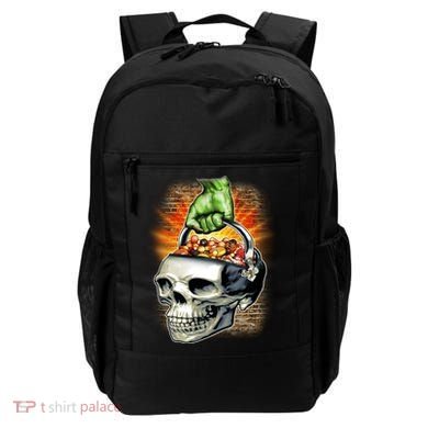 Zombie Skull Candy Bucket Backpack