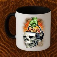 Zombie Skull Candy Bucket Coffee Mug thumb 2