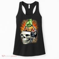 Zombie Skull Candy Bucket Women's Tank Top thumb 0