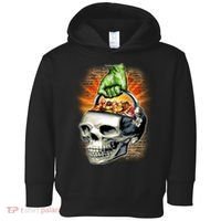 Zombie Skull Candy Bucket Toddler Hoodie thumb 0