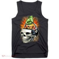 Zombie Skull Candy Bucket Tank Top thumb 0