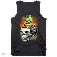 Zombie Skull Candy Bucket Tank Top thumb 0