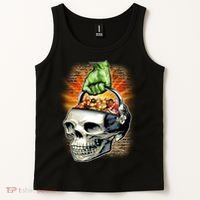 Zombie Skull Candy Bucket Tank Top thumb 2