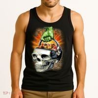 Zombie Skull Candy Bucket Tank Top thumb 3