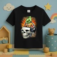 Zombie Skull Candy Bucket Toddler T-Shirt thumb 3
