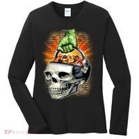 Zombie Skull Candy Bucket Women's Long Sleeve Shirt thumb 0