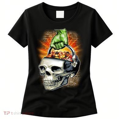 Zombie Skull Candy Bucket Women's T-Shirt