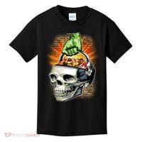Zombie Skull Candy Bucket Kids T-Shirt thumb 0
