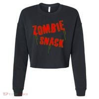 Zombie Snack Cropped Pullover Crew thumb 0