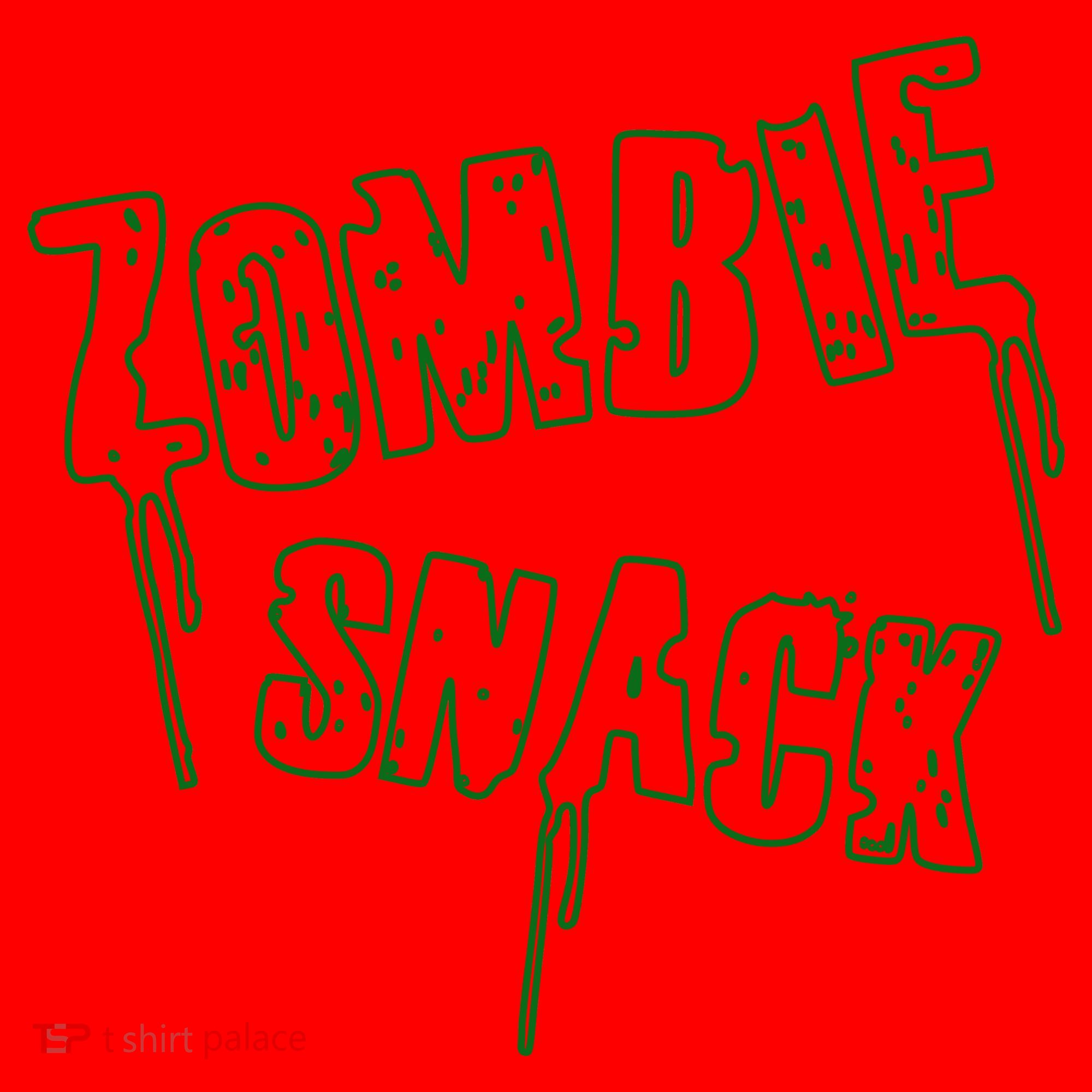 Zombie Snack Santa Hat