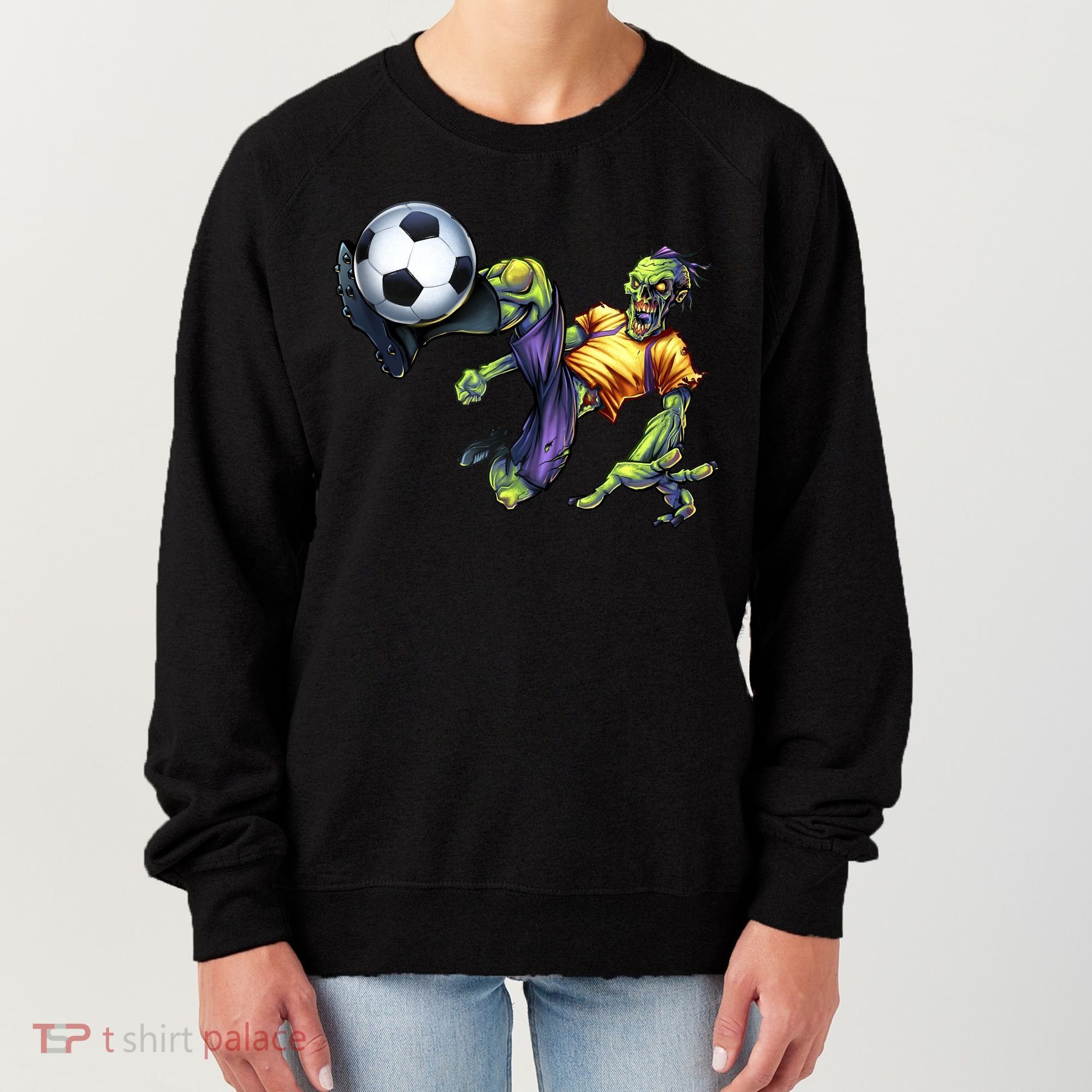 Zombie Soccer Kick Women's Sweatshirt